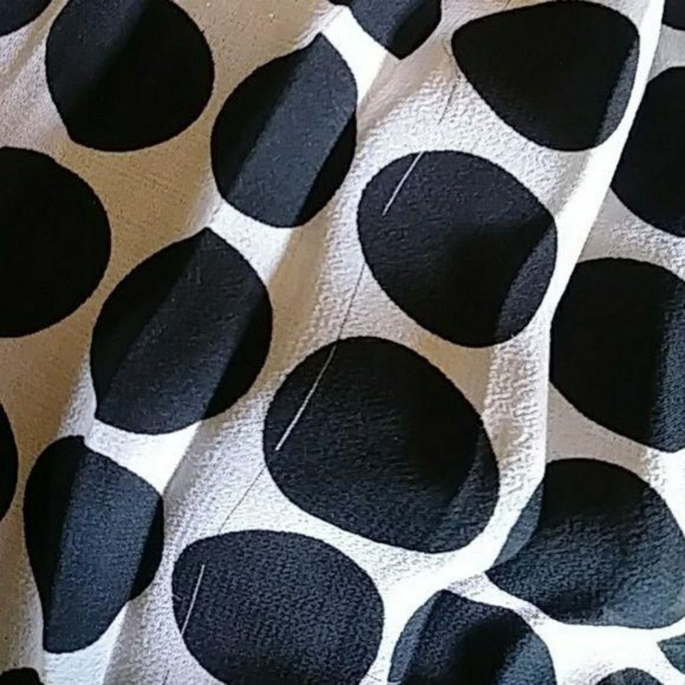 Alfani Skirt Flair Silk Polka Dot Womens 2 Petite - Picture 5 of 5
